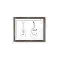 Picture of Guitar _GroupedProduct_Rectangle_Landscape_Framed_Matted_