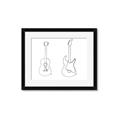 Picture of Guitar _GroupedProduct_Rectangle_Landscape_Framed_Matted_