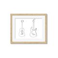 Picture of Guitar _GroupedProduct_Rectangle_Landscape_Framed_Matted_