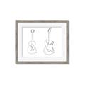 Picture of Guitar _GroupedProduct_Rectangle_Landscape_Framed_Matted_