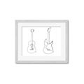 Picture of Guitar _GroupedProduct_Rectangle_Landscape_Framed_Matted_