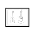 Picture of Guitar _GroupedProduct_Rectangle_Landscape_Framed_Matted_