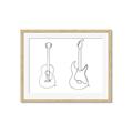 Picture of Guitar _GroupedProduct_Rectangle_Landscape_Framed_Matted_