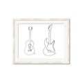 Picture of Guitar _GroupedProduct_Rectangle_Landscape_Framed_Matted_