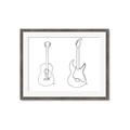 Picture of Guitar _GroupedProduct_Rectangle_Landscape_Framed_Matted_