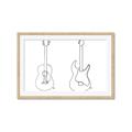 Picture of Guitar _GroupedProduct_Rectangle_Landscape_Framed_Matted_