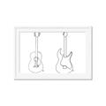 Picture of Guitar _GroupedProduct_Rectangle_Landscape_Framed_Matted_