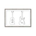 Picture of Guitar _GroupedProduct_Rectangle_Landscape_Framed_Matted_
