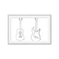 Picture of Guitar _GroupedProduct_Rectangle_Landscape_Framed_Matted_