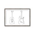 Picture of Guitar _GroupedProduct_Rectangle_Landscape_Framed_Matted_