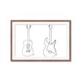 Picture of Guitar _GroupedProduct_Rectangle_Landscape_Framed_Matted_