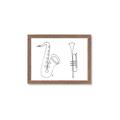 Picture of Saxophone _GroupedProduct_Rectangle_Landscape_Framed_Matted_