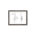 Picture of Saxophone _GroupedProduct_Rectangle_Landscape_Framed_Matted_