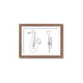 Picture of Saxophone _GroupedProduct_Rectangle_Landscape_Framed_Matted_