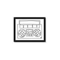 Picture of Portable Radio _GroupedProduct_Rectangle_Landscape_Framed_Matted_