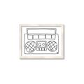 Picture of Portable Radio _GroupedProduct_Rectangle_Landscape_Framed_Matted_