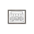 Picture of Portable Radio _GroupedProduct_Rectangle_Landscape_Framed_Matted_