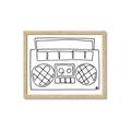 Picture of Portable Radio _GroupedProduct_Rectangle_Landscape_Framed_Matted_