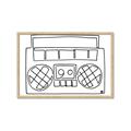 Picture of Portable Radio _GroupedProduct_Rectangle_Landscape_Framed_Matted_