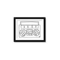 Picture of Portable Radio _GroupedProduct_Rectangle_Landscape_Framed_Matted_