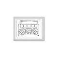 Picture of Portable Radio _GroupedProduct_Rectangle_Landscape_Framed_Matted_