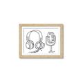 Picture of Microphone _GroupedProduct_Rectangle_Landscape_Framed_Matted_