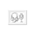 Picture of Microphone _GroupedProduct_Rectangle_Landscape_Framed_Matted_
