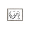 Picture of Microphone _GroupedProduct_Rectangle_Landscape_Framed_Matted_