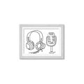 Picture of Microphone _GroupedProduct_Rectangle_Landscape_Framed_Matted_