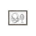 Picture of Microphone _GroupedProduct_Rectangle_Landscape_Framed_Matted_