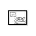 Picture of Turntable _GroupedProduct_Rectangle_Landscape_Framed_Matted_