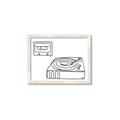 Picture of Turntable _GroupedProduct_Rectangle_Landscape_Framed_Matted_