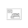 Picture of Turntable _GroupedProduct_Rectangle_Landscape_Framed_Matted_