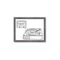 Picture of Turntable _GroupedProduct_Rectangle_Landscape_Framed_Matted_