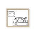 Picture of Turntable _GroupedProduct_Rectangle_Landscape_Framed_Matted_