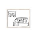Picture of Turntable _GroupedProduct_Rectangle_Landscape_Framed_Matted_