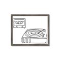 Picture of Turntable _GroupedProduct_Rectangle_Landscape_Framed_Matted_