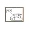 Picture of Turntable _GroupedProduct_Rectangle_Landscape_Framed_Matted_