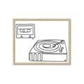 Picture of Turntable _GroupedProduct_Rectangle_Landscape_Framed_Matted_