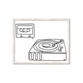 Picture of Turntable _GroupedProduct_Rectangle_Landscape_Framed_Matted_