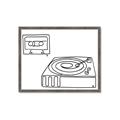 Picture of Turntable _GroupedProduct_Rectangle_Landscape_Framed_Matted_