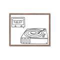 Picture of Turntable _GroupedProduct_Rectangle_Landscape_Framed_Matted_