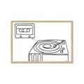 Picture of Turntable _GroupedProduct_Rectangle_Landscape_Framed_Matted_