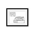Picture of Turntable _GroupedProduct_Rectangle_Landscape_Framed_Matted_
