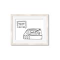 Picture of Turntable _GroupedProduct_Rectangle_Landscape_Framed_Matted_