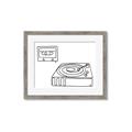 Picture of Turntable _GroupedProduct_Rectangle_Landscape_Framed_Matted_