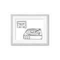 Picture of Turntable _GroupedProduct_Rectangle_Landscape_Framed_Matted_