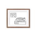 Picture of Turntable _GroupedProduct_Rectangle_Landscape_Framed_Matted_