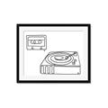 Picture of Turntable _GroupedProduct_Rectangle_Landscape_Framed_Matted_