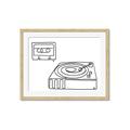 Picture of Turntable _GroupedProduct_Rectangle_Landscape_Framed_Matted_